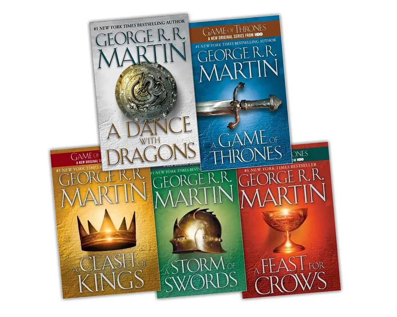 books (1) Game of Thrones Series by George R. R. Martin - Image 1